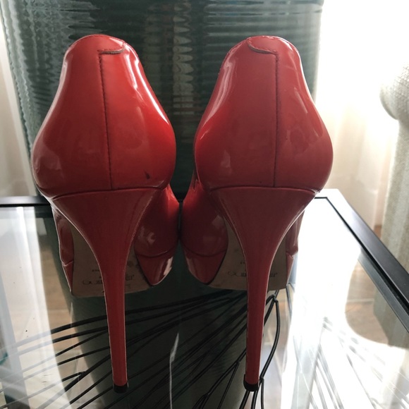 Jimmy Choo Pumps Heels Platform Shoes Peep Toe - Picture 4 of 7